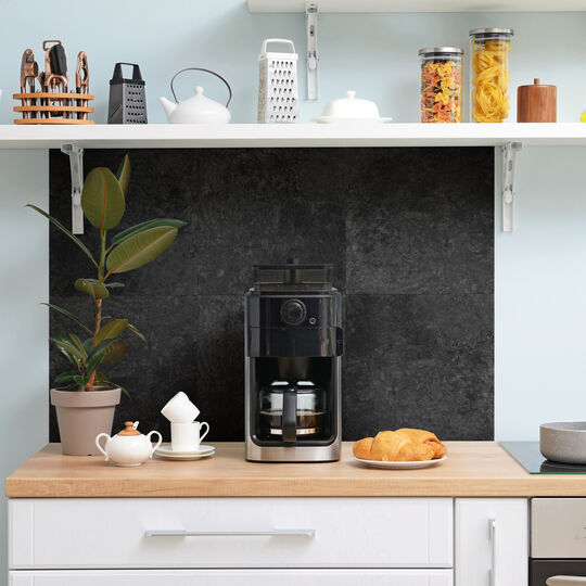 selbstklebende Wandfliesen Wall Tiles Dark Slate (6er Set) image number null